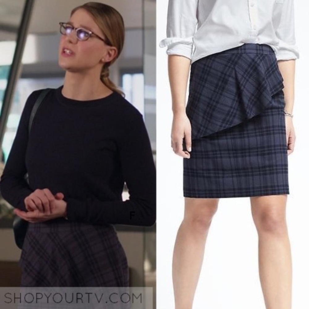 Banana Republic Plaid Skirt NWT Size 2 Office Careerwear Professional